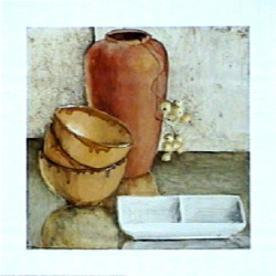 Ochre & Yellow I by Ina Van Toor